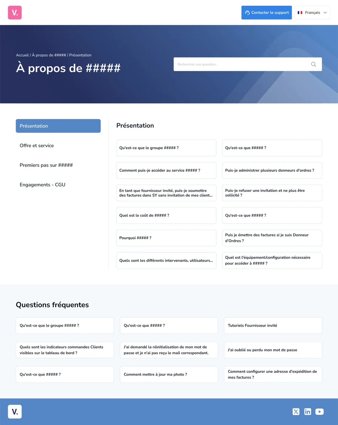 Écran FAQ 2